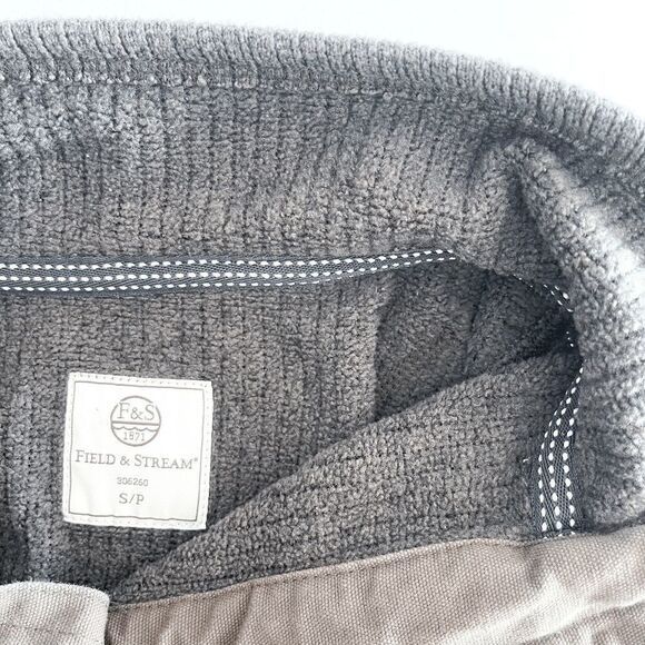 Field & Stream Mens Sweater Turtle Neck Lined Brown Small - Picture 5 of 7